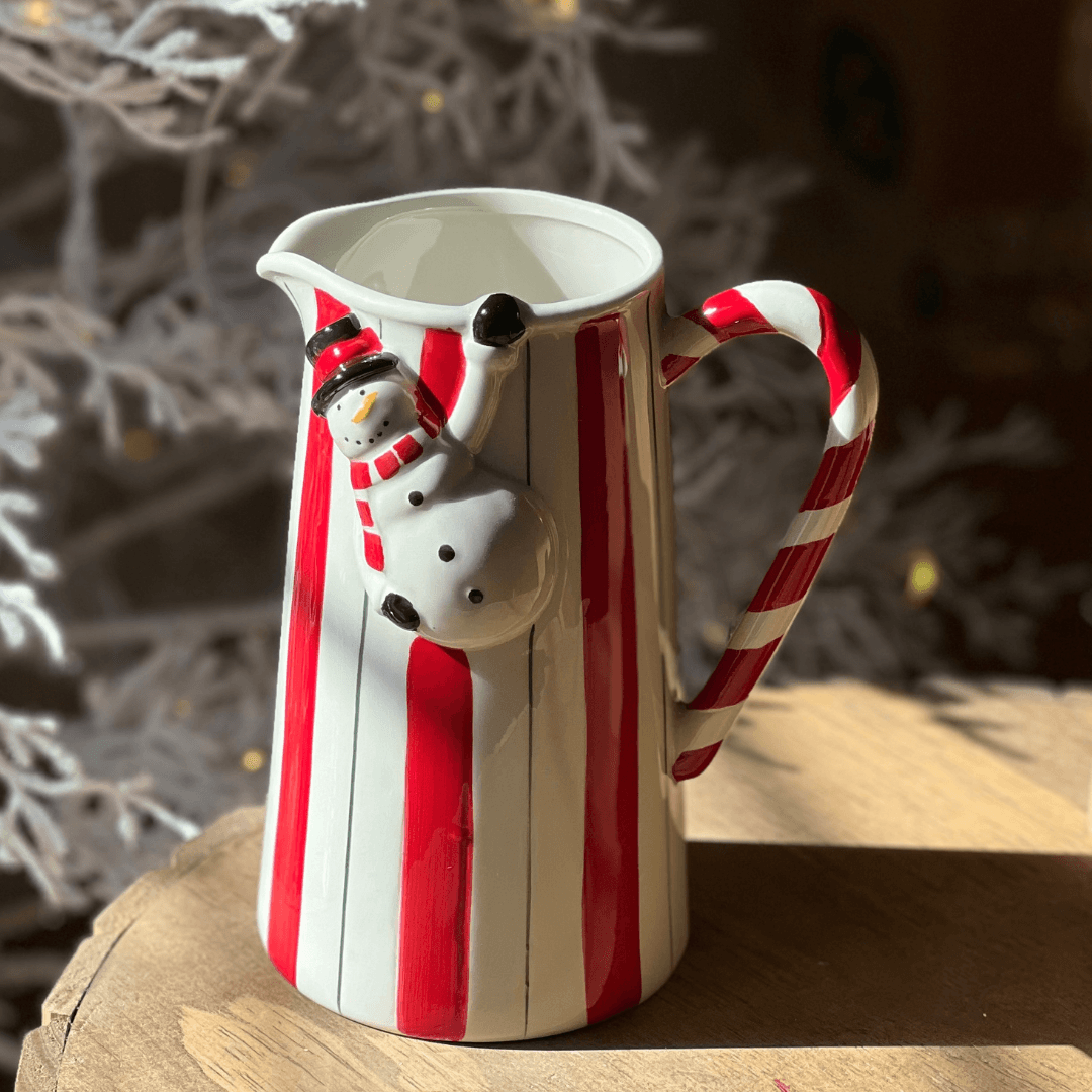 JARRA NATALINA BONECO DE NEVE – 21,2cm