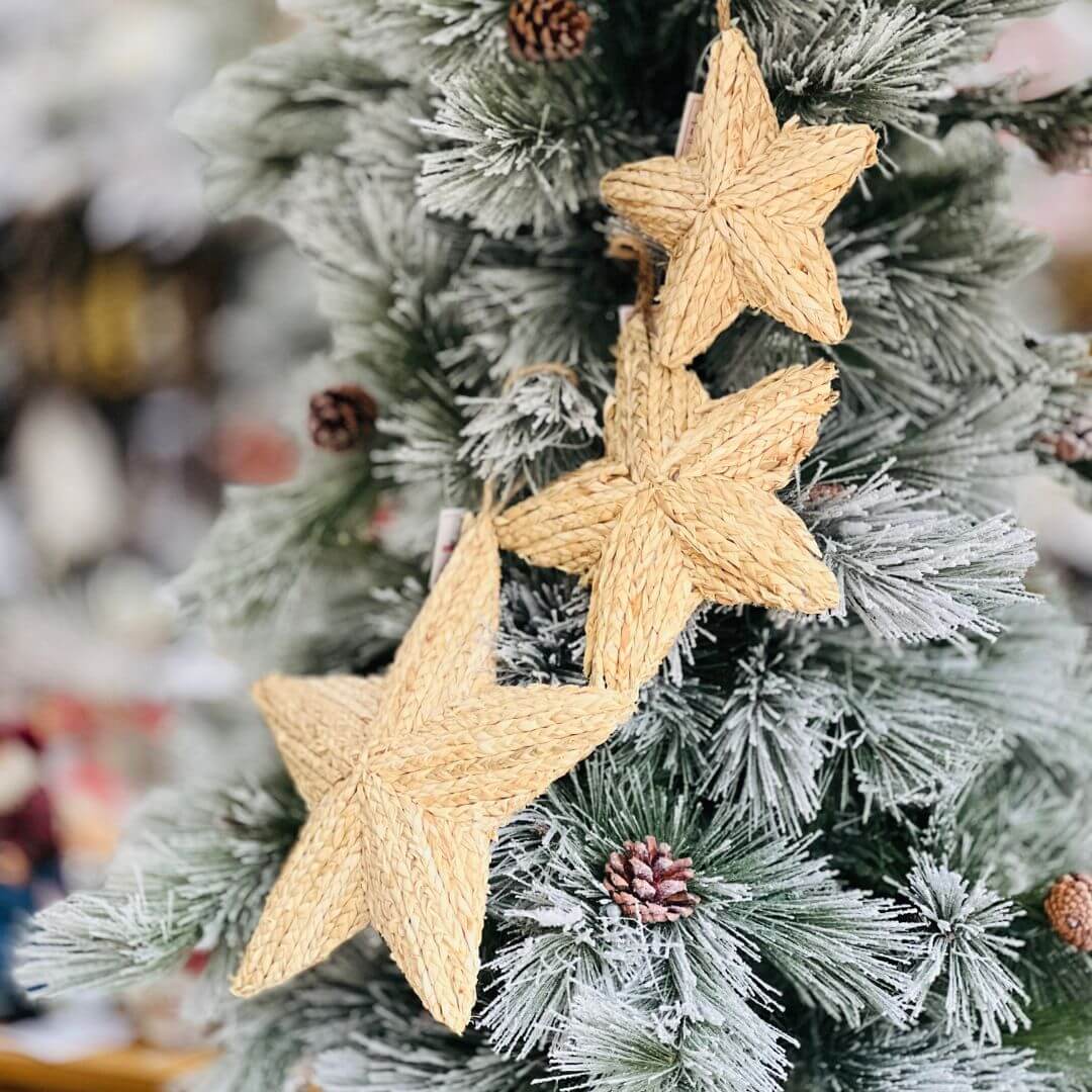 Enfeite Decorativo Estrela de Pendurar - 29cm