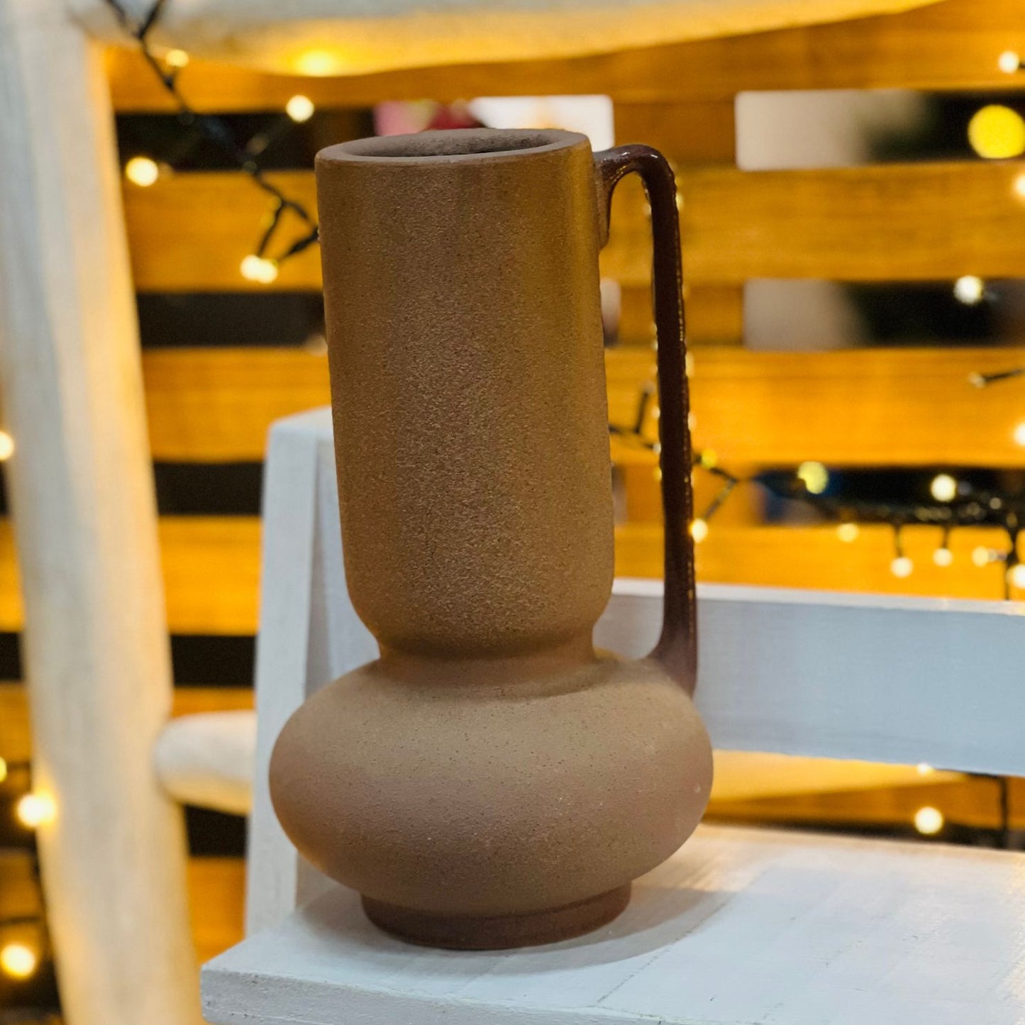 Vaso em Cerâmica Boho | 25 cm