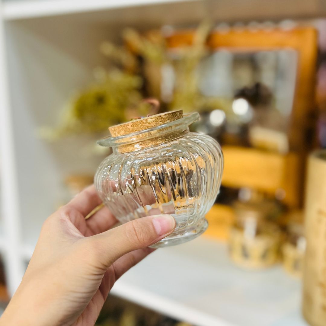 Pote de Vidro Com Tampa - 300ml