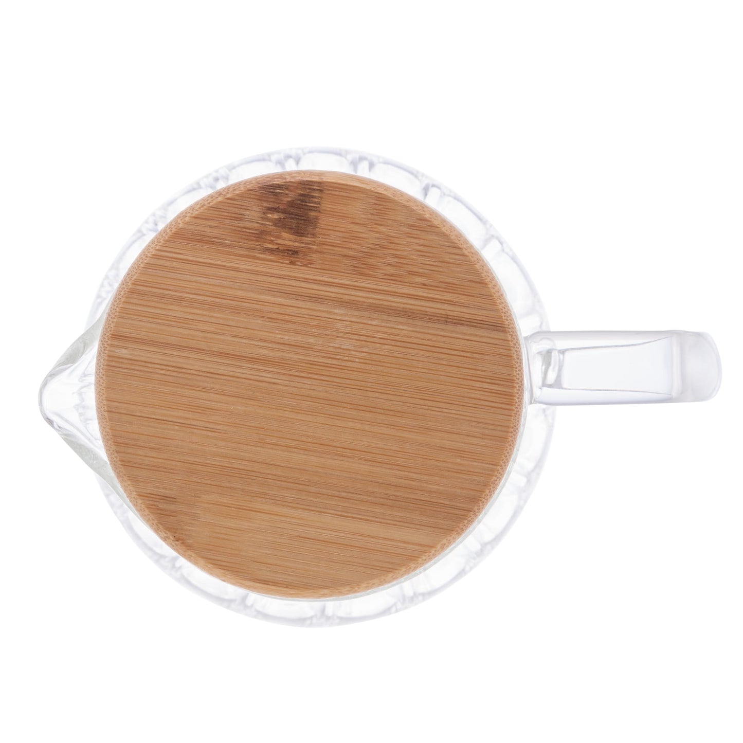 Jarra de Vidro Com Tampa de Bambu Classic -1l