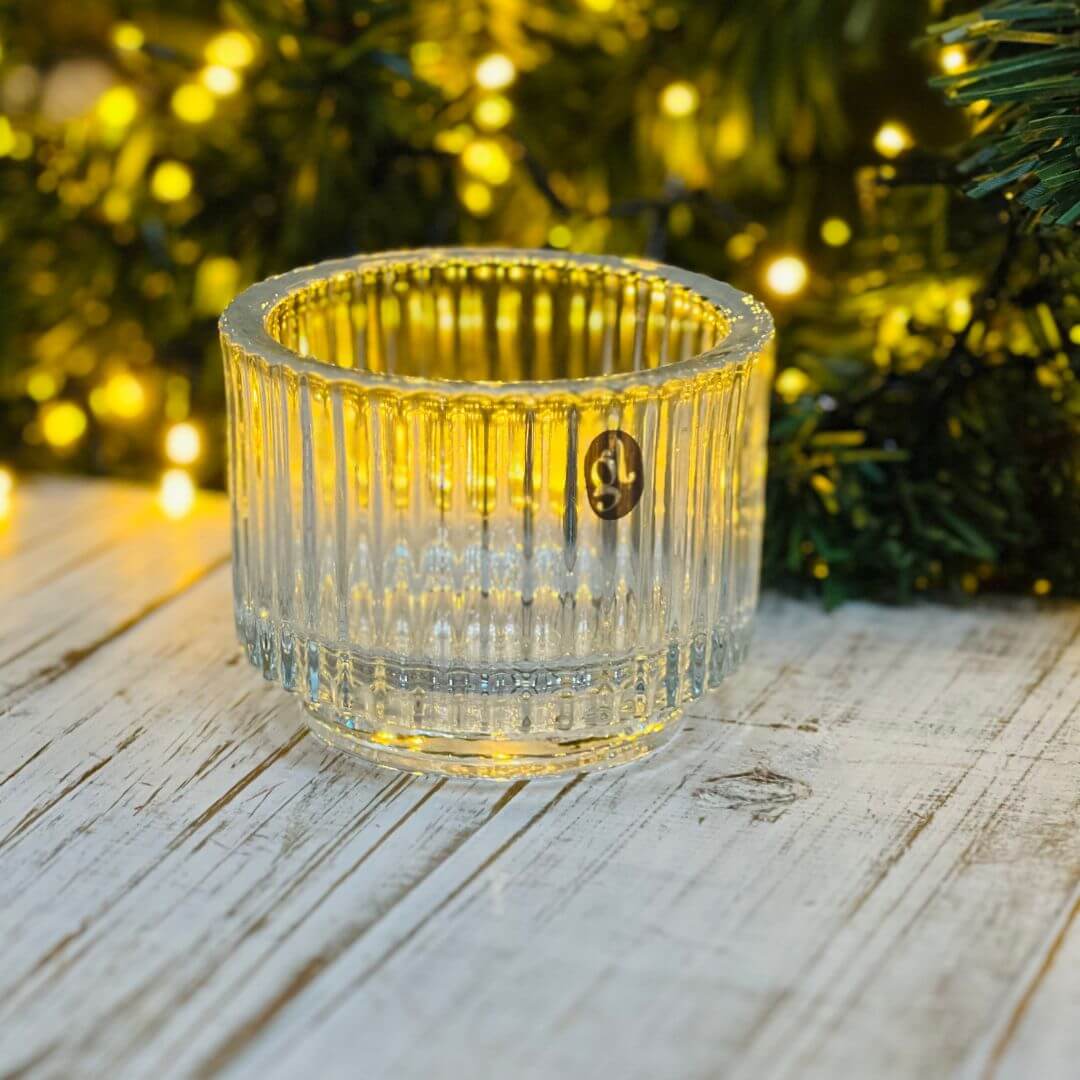 Vaso de Vidro Transparente – 8cm