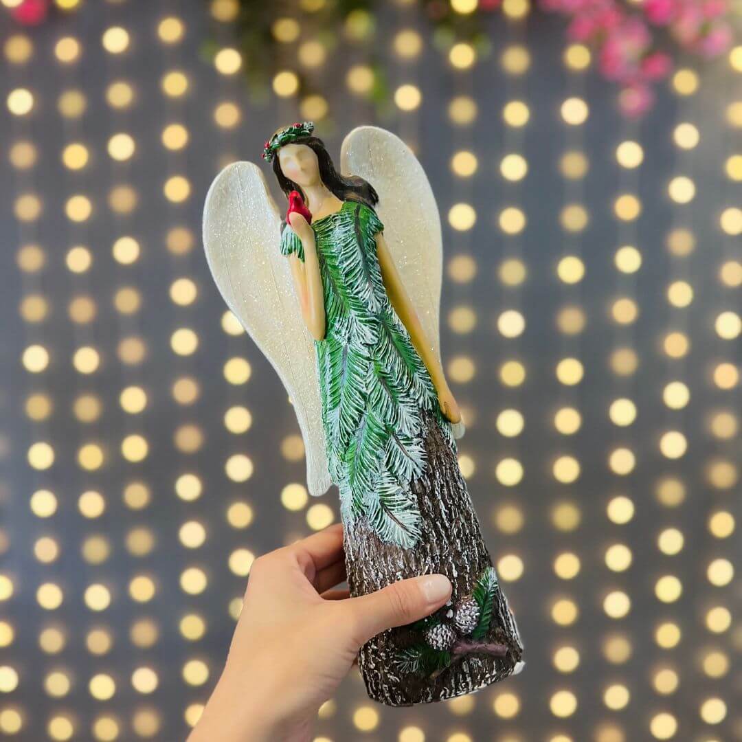 Enfeite Natalino Resina Anjo - 12,5cm