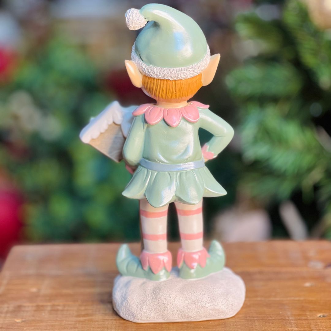 Elfo Com Led Candy Color - North Pole 30cm