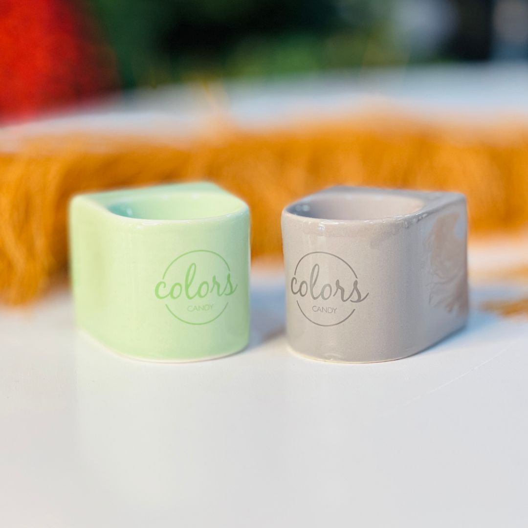 Aromatizador Elétrico Via Aroma Colors Candy Cinza - 7x5cm