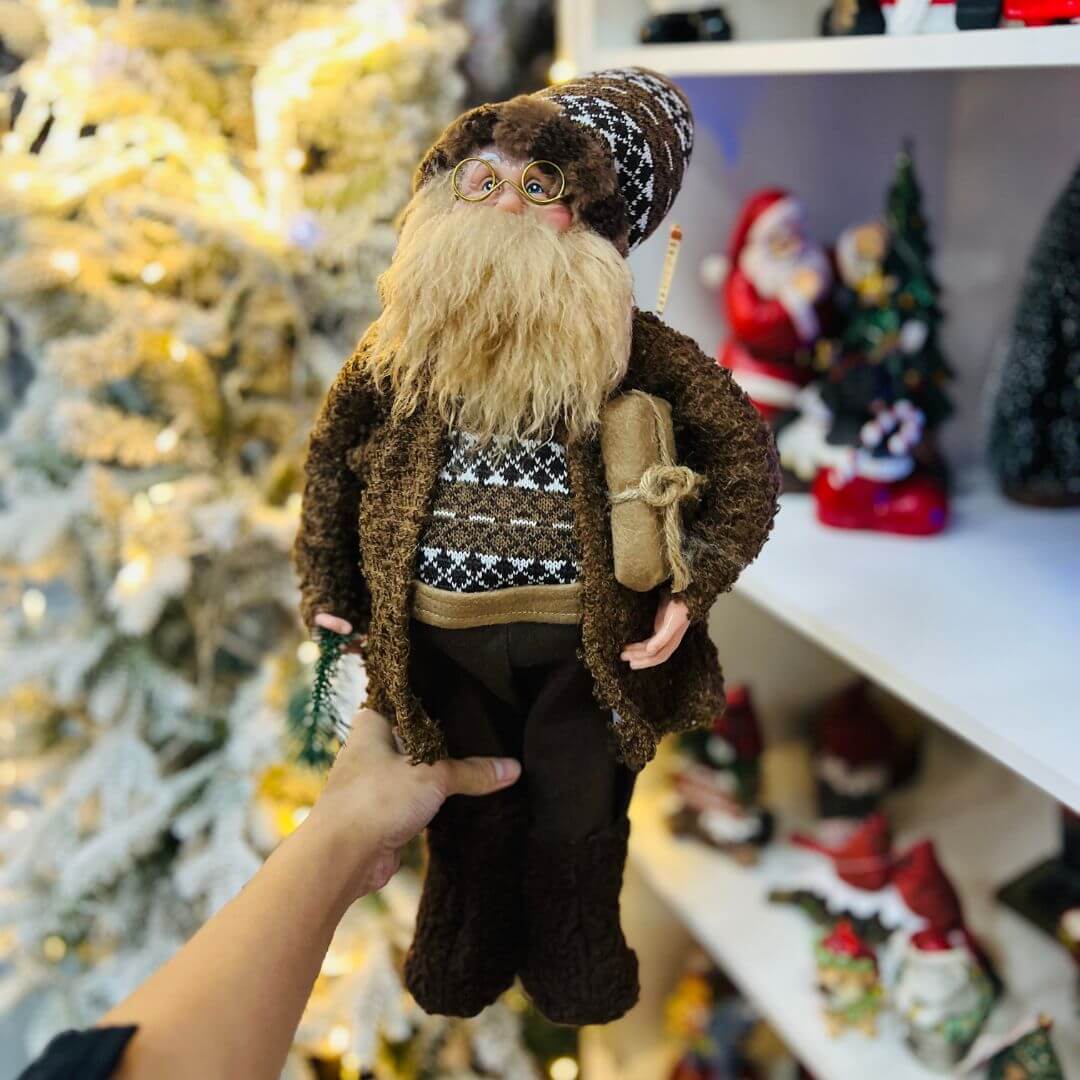 Papai Noel Ermitão Tricot - 45cm