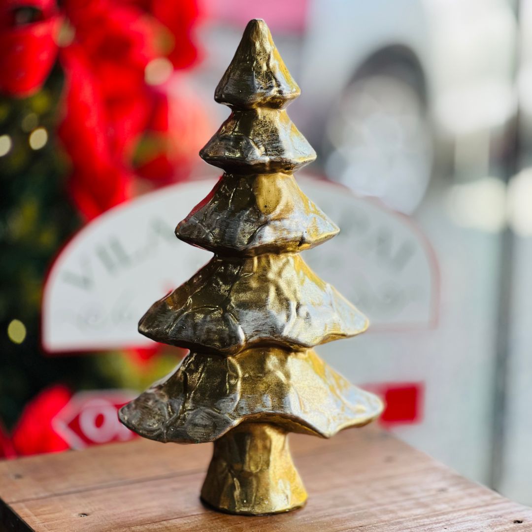 Enfeite Decorativo Árvore Ouro Velho - 38cm