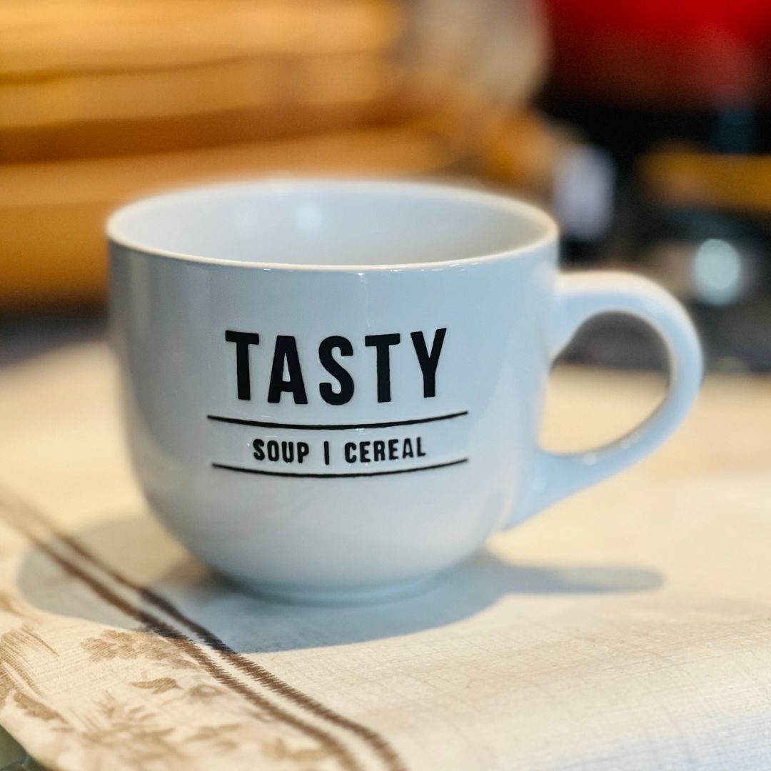 Caneca Tasty Soup e Cereal Branca Manhattan - 750ml