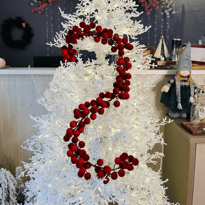 Festão com Berries em Veludo - 1,50m