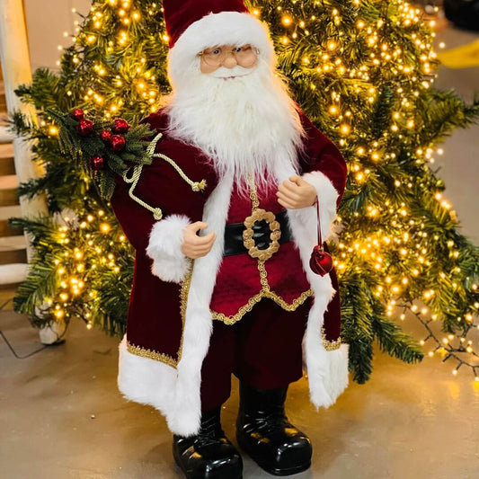 Papai Noel de Natal em Pé Clássico – 80cm