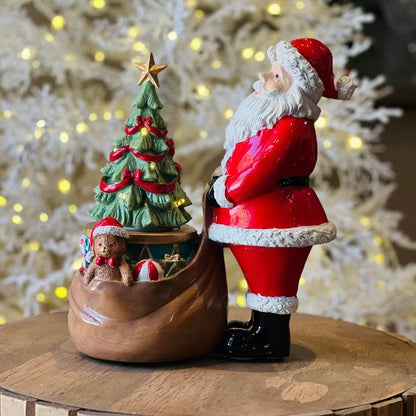 Noel com Presente e Árvore – 32cm