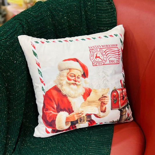 Capa de Almofada Natal Noel Carta – 40x40cm