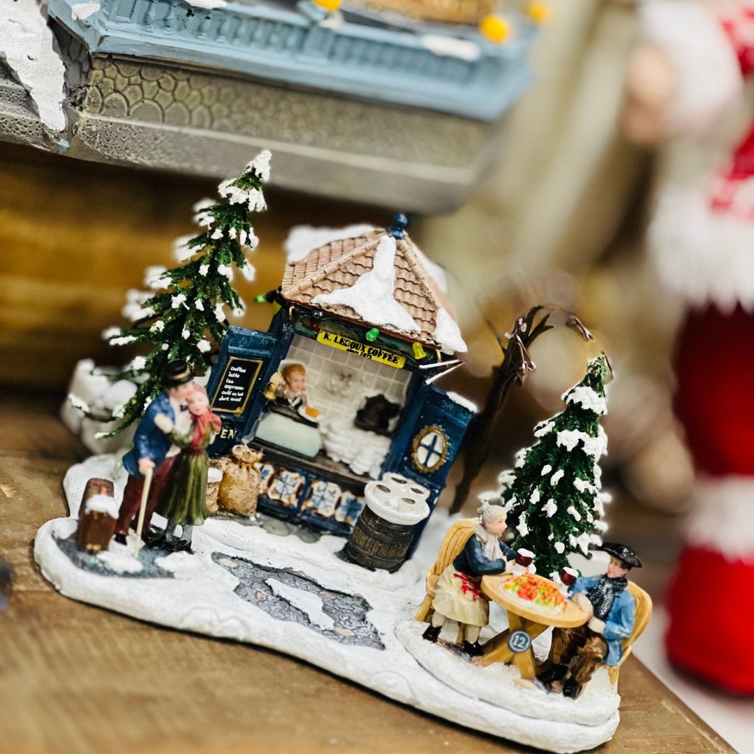 Cenário de Natal Com Led - 14x21x17,5cm