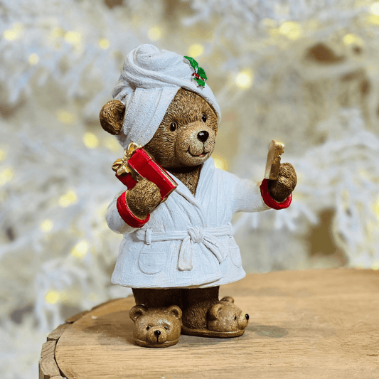 Urso com Roupão Menina – 20cm