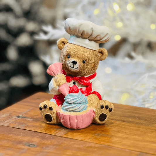 Urso Confeiteiro Sentado – 16cm