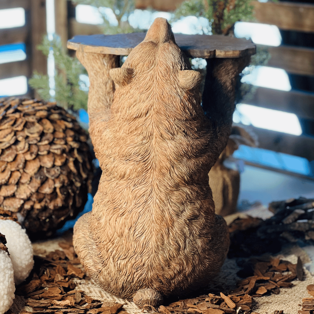 Urso de Natal Porta-delícia Coda - Floresta Encantada 28,5x35x26cm