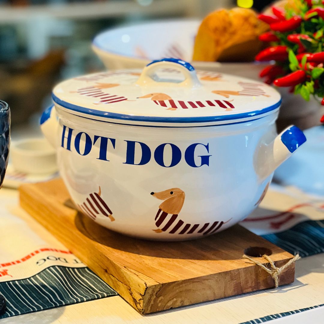 Terrina com Tampa Hot Dog - 11cm