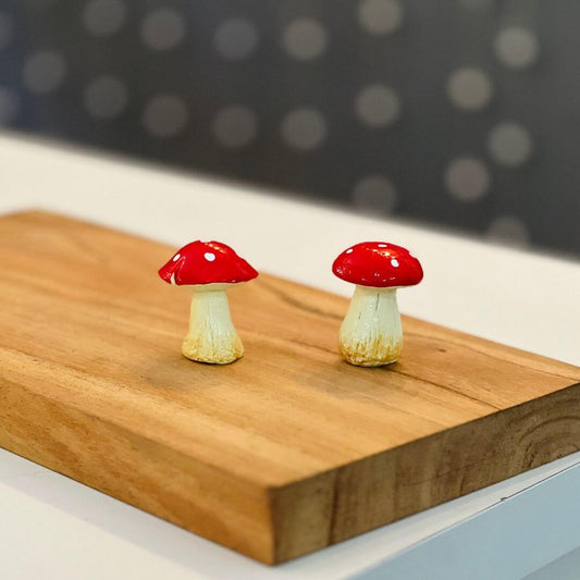 Jogo Cogumelo Decorativo – 4cm com 4 Peças