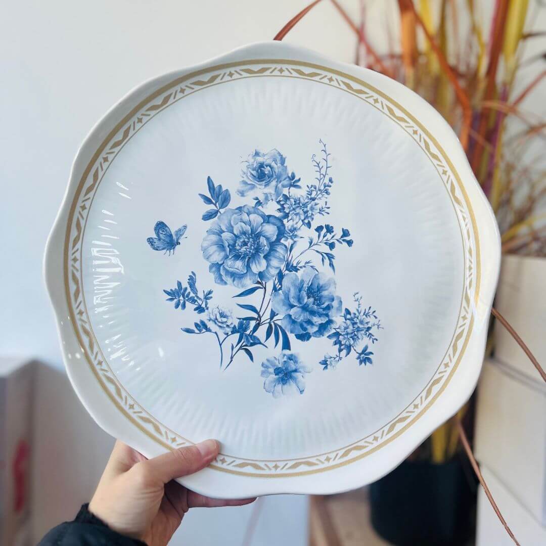 Sousplat Íris Azul