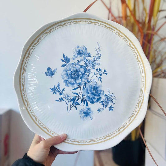 Sousplat Íris Azul