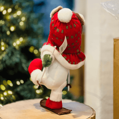 Boneco de Neve Natalino Esqui 38cm