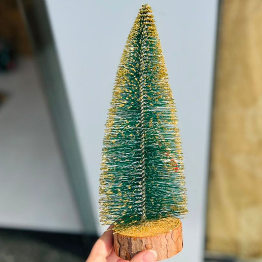 Pinheiro Natalino Nevado Gold - 30 cm