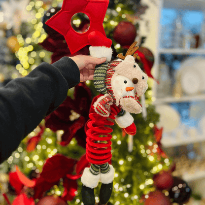 Boneco de Neve Natalino Mola para Pendurar 63cm