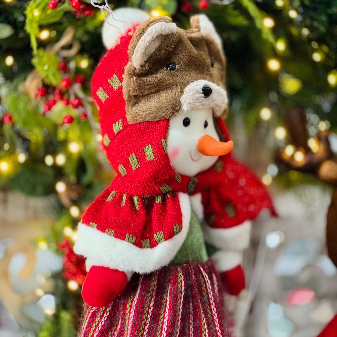 Boneca de Neve Natalina - 60cm