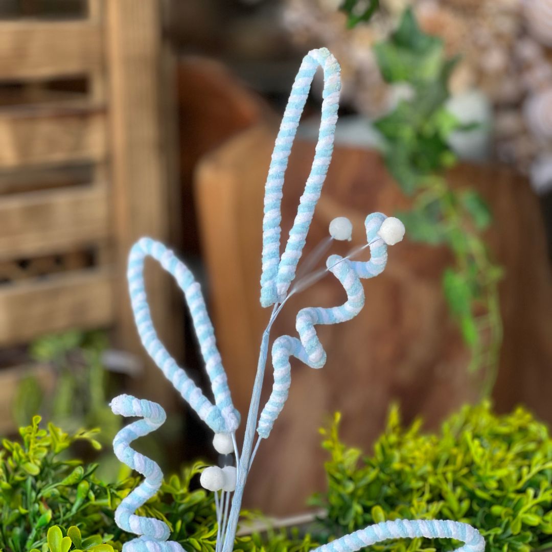 Haste Orelha de Coelho - 65cm Azul Claro