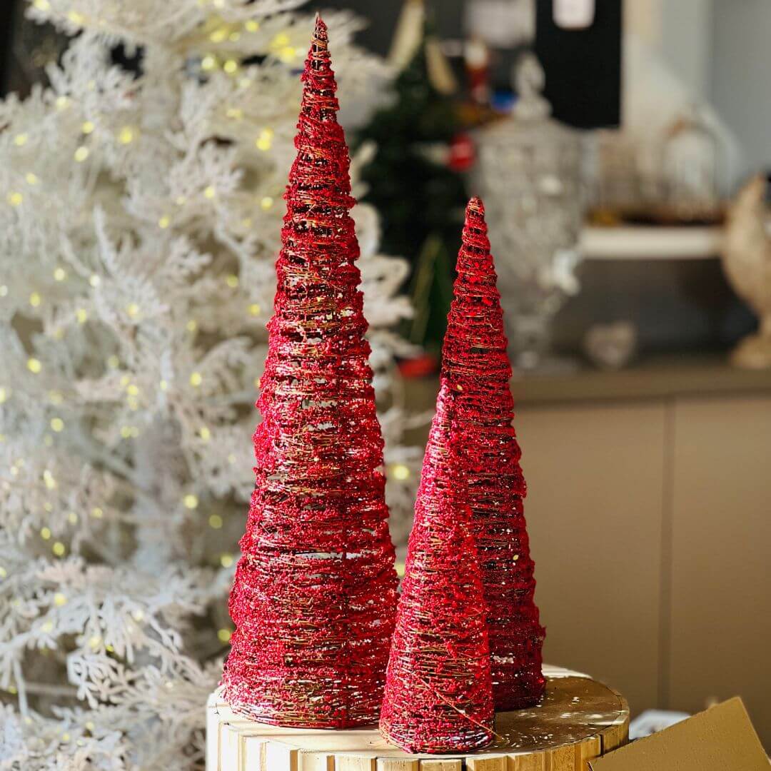 ÁRVORE BERRY CONE ARAMADA - 60CM