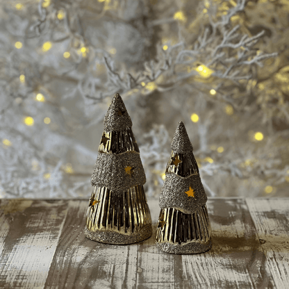 Natal Árvore Decorativa com LED 15,2cm