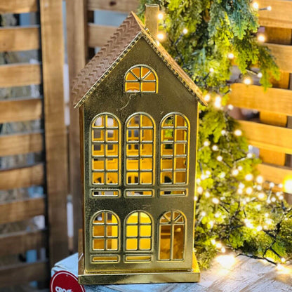 Casa Decorativa com LED | 18,5x40cm