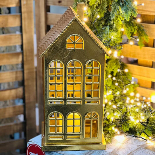 Casa Decorativa com LED | 18,5x40cm