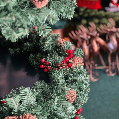 Árvore de Natal com Suporte e 4 Camadas – 2,1m