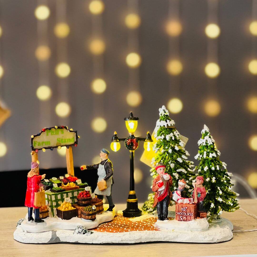 Cenário Vila Com LED - 22cm