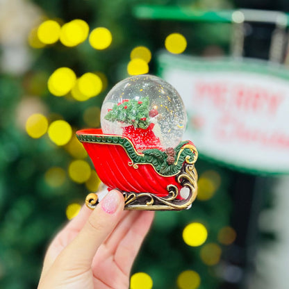 Enfeite Decorativo Globo Papai Noel - 10cm