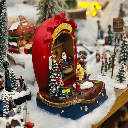 Cenário Loja de Presentes Com Led e Movimento 27cm