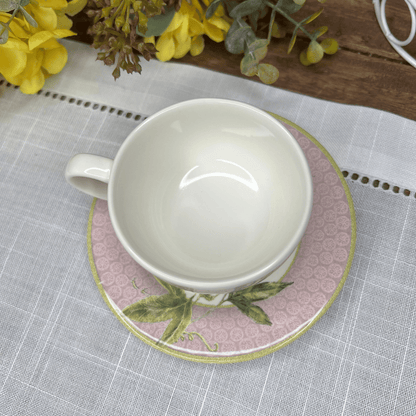 Xicara de Cafe Com Pires Passione 12x5cm