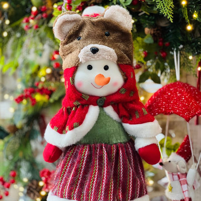 Boneca de Neve Natalina - 60cm
