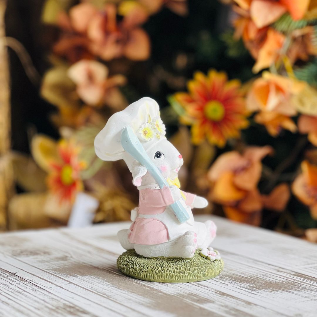 Coelho Confeitero colher resina - 16cm