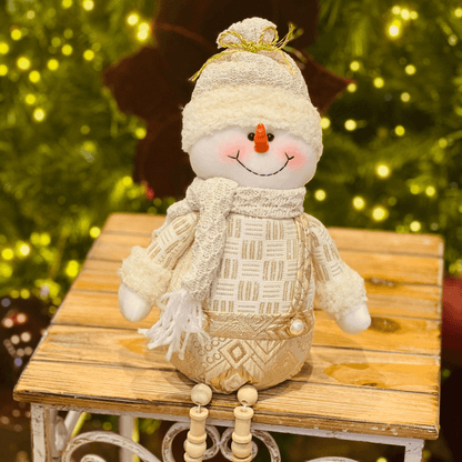 Boneco de Neve Natalino Champanhe 46cm