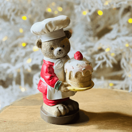 Enfeite de Natal Urso Confeiteiro C/ Led – 26cm