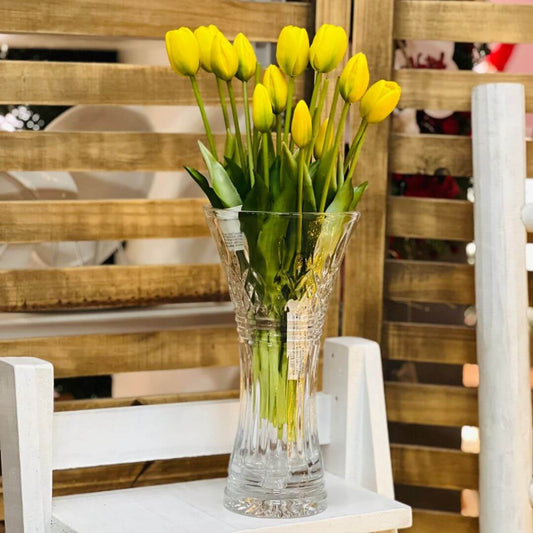 Vaso Cristal de Chumbo Lys – 16cm