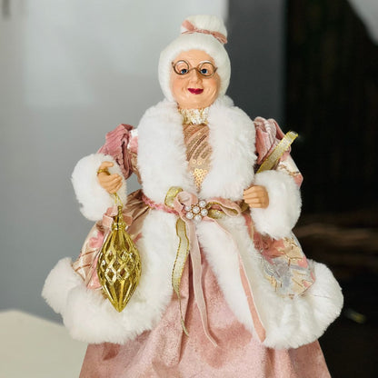 Mamae Noel Com Floco de Neve - 50cm