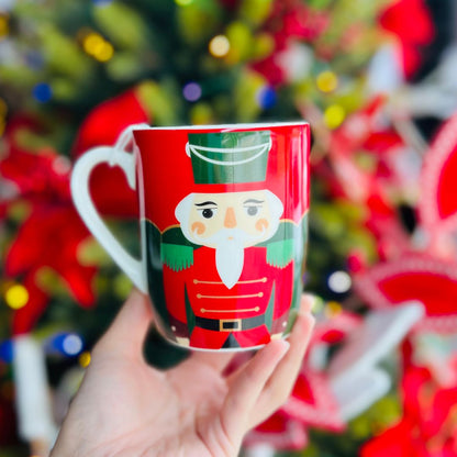 Caneca Natalina Quebra Nozes Vermelho - 440ml