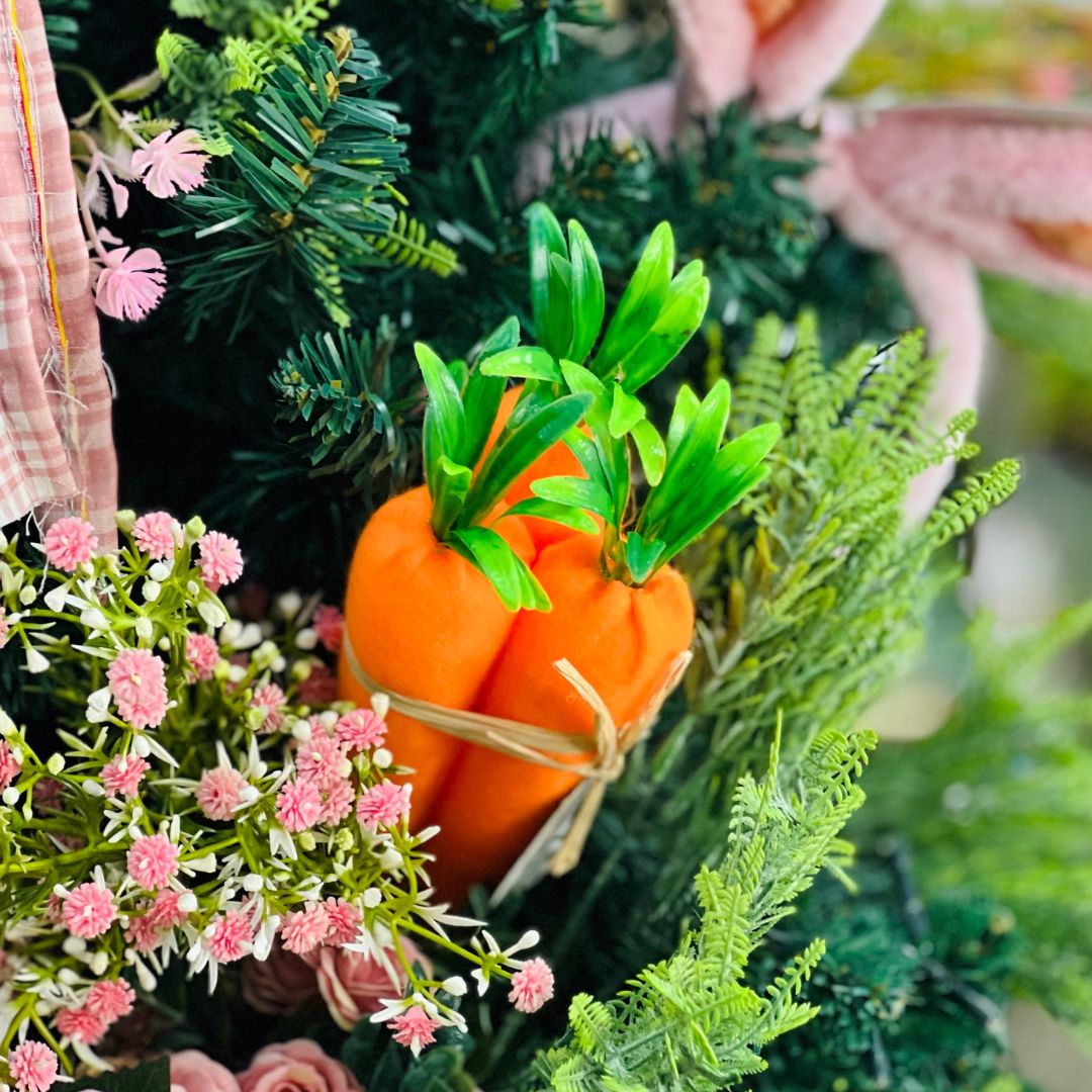 Kit Decorativo 3 Cenouras Laranja - 17,5cm
