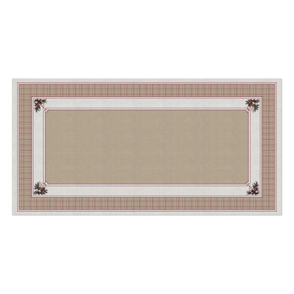 Toalha de Mesa Natalina Pinhas e Encanto 1,40x 2,20m