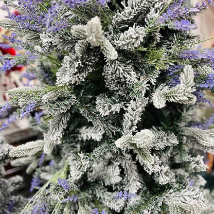 Árvore Nevada Verde e Branco – 210cm