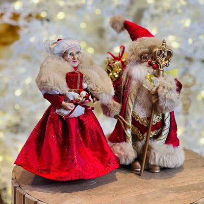 MAMAE NOEL NATAL EM PE - 30cm