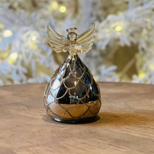 ENFEITE NATAL ANJO DOURADO - 11CM